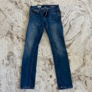 Gap low rise skinny jeans